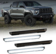 2023-2026+ GMC Canyon Smoked White Amber SCANNING LED Side Markers - AutoLEDTech.com