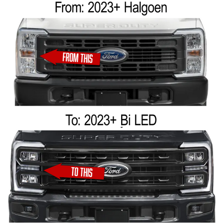 2023-2026+ Ford Super Duty LED Headlight Conversion Kit - AutoLEDTech.com