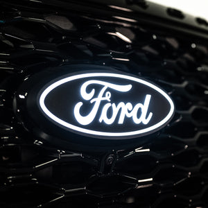 2025-2026+ Ford Expedition Illuminated LED Grill Emblem Badge - AutoLEDTech.com