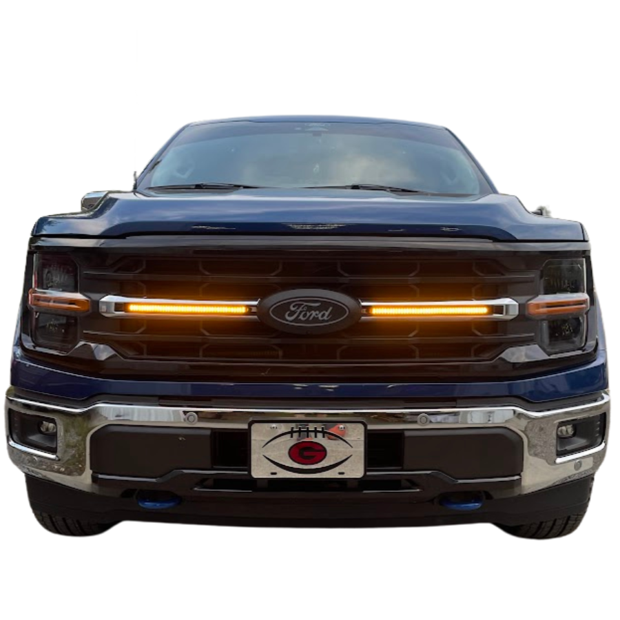 2024-2026+ Ford F150 XLT STX Animated LED Grill Light Bars Kit PLUG & PLAY - AutoLEDTech.com