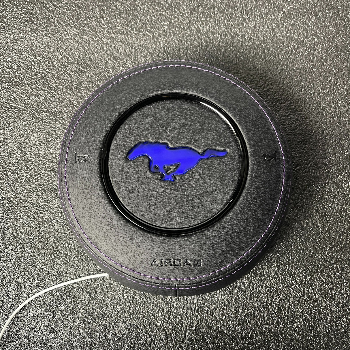 2015-2023 Ford Mustang RGB LED Custom Airbag Cover - AutoLEDTech.com