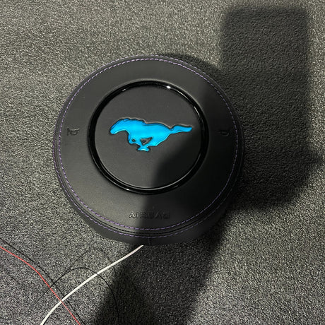 2015-2023 Ford Mustang RGB LED Custom Airbag Cover - AutoLEDTech.com