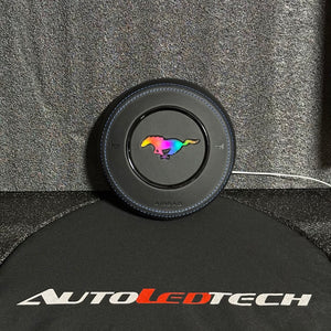 2015-2023 Ford Mustang RGB LED Custom Airbag Cover - AutoLEDTech.com