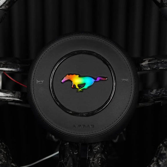 2005-2023 Ford Mustang RGB LED Custom Airbag Cover - AutoLEDTech.com