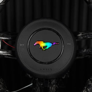 2005-2023 Ford Mustang RGB LED Custom Airbag Cover - AutoLEDTech.com
