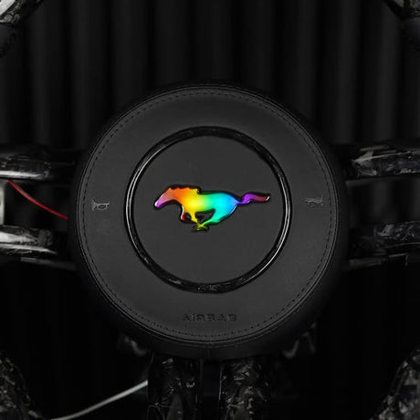 2005-2023 Ford Mustang RGB LED Custom Airbag Cover - AutoLEDTech.com