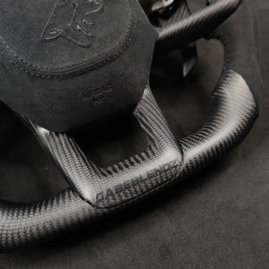 2024-2026+ Ford Mustang S650 Carbon Fiber LED Steering Wheel - AutoLEDTech.com