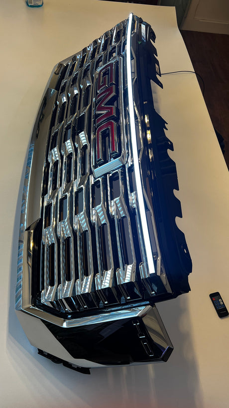 2024-2026+ GMC Sierra HD 2500 LED Grill Accent Light Bar Kit - AutoLEDTech.com