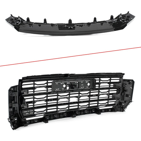 2024-2026+ GMC Sierra HD Painted AT4 Denali Grill - AutoLEDTech.com