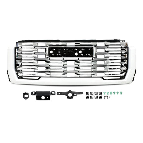 2024-2026+ GMC Sierra HD Painted AT4 Denali Grill - AutoLEDTech.com