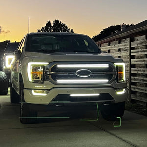 2024+ Ford F150 XLT STX LED Grill Accent Lights Bars Kit - AutoLEDTech.com
