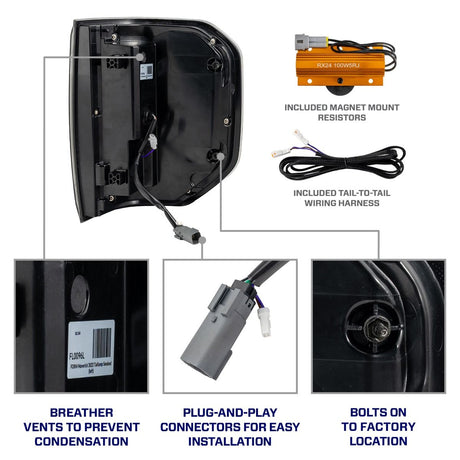2022-2024 Ford Maverick Sequential LED DRL Projector Headlights - AutoLEDTech.com