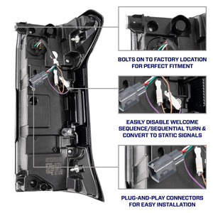 2024-2026+ Toyota Tacoma Sequential LED Tail Lights - Form Lighting - AutoLEDTech.com