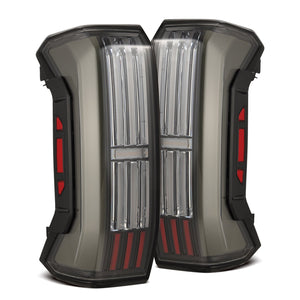 2022-2026 Toyota Tundra NOVA-Series Prismatic LED Tail Lights - Black Clear