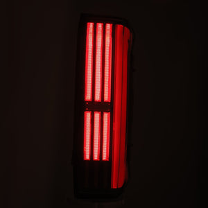 2022-2026 Toyota Tundra NOVA-Series Prismatic LED Tail Lights - Black Red