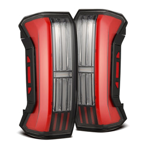 2022-2026 Toyota Tundra NOVA-Series Prismatic LED Tail Lights - Black Red