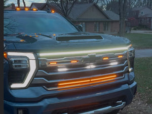 2024-2026+ Chevrolet Silverado HD 2500 LED Grill Accent Light Bar Kit - AutoLEDTech.com