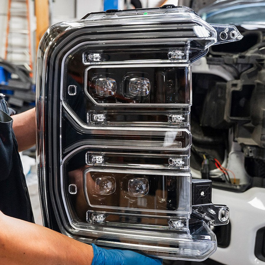 2023-2027 Ford Super Duty NOVA-Series LED Projector Headlights - AutoLEDTech.com