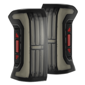 2024-2026 Toyota Tacoma Nova Series Prismatic LED Tail Lights - Black Smoke