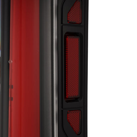 2024-2026 Toyota Tacoma Nova Series Prismatic LED Tail Lights - Black Red