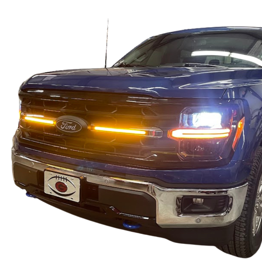 2024+ Ford F150 XLT STX Animated LED Grill Light Bars Kit PLUG & PLAY