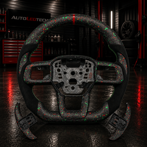 2024-2026+ Ford Mustang S650 Carbon Fiber LED Steering Wheel