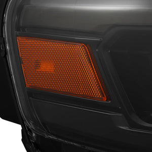 Ram 1500 NOVA-Series LED headlight beam pattern projected on wall