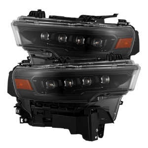 2025-2026 Ram 1500 NOVA-Series LED Projector Headlights in Alpha-Black - front view