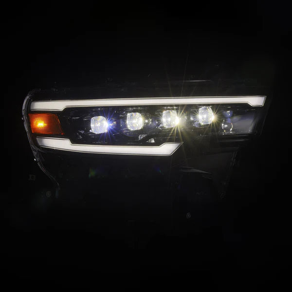AlphaRex 3D Ice Cube projector lens detail on NOVA-Series headlight