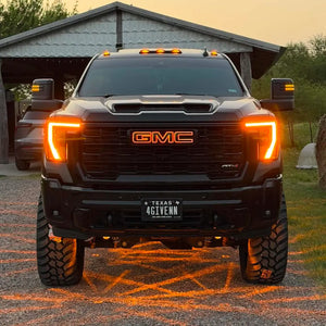 2024-2027+ GMC Sierra HD 2500/3500 Amber DRL Headlight Harness Kit