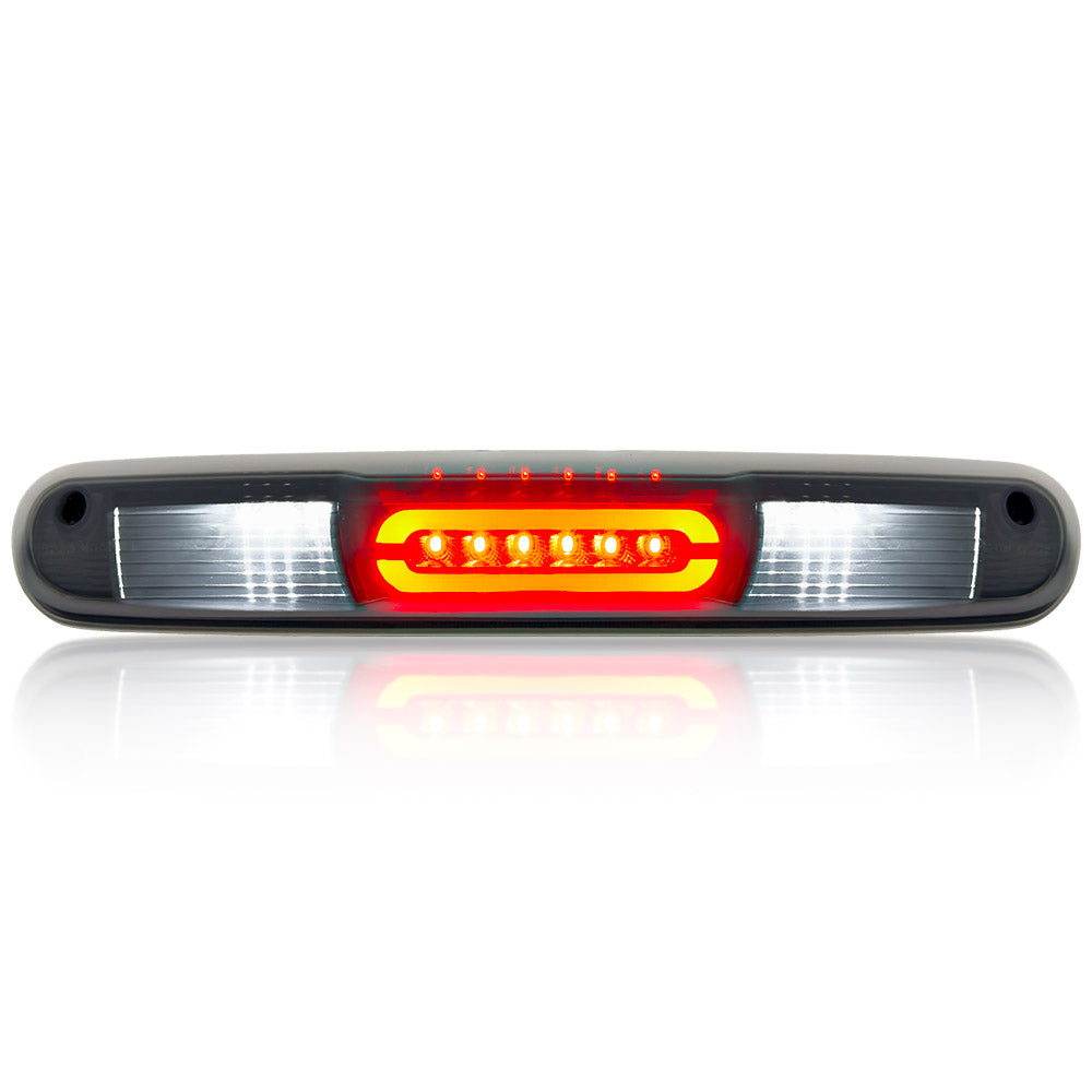 2007-2014 GMC Chevy HD Smoked White Amber LED Roof Cab Lights