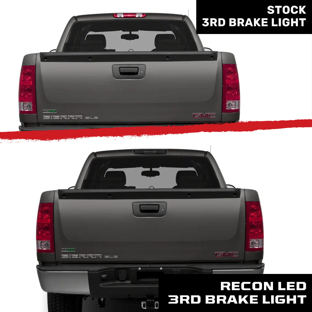2007-2014 GMC Chevy HD Smoked White Amber LED Roof Cab Lights