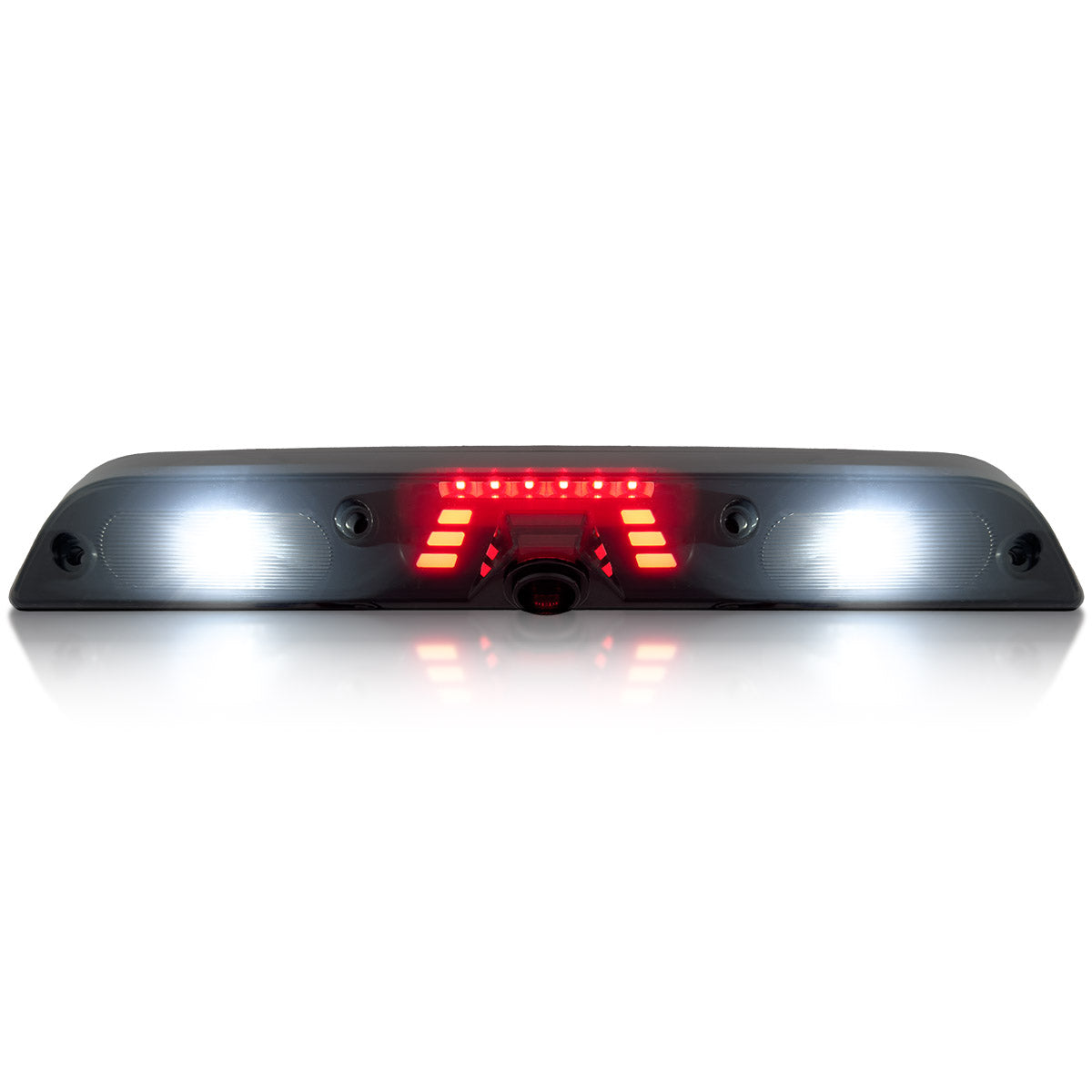 2017-2025+ Ford Super Duty F250 Smoked White Amber LED Mirror Lights