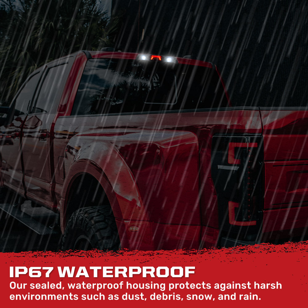 2015-2024 Ford F150 Smoked Clear LED 3rd Brake Light