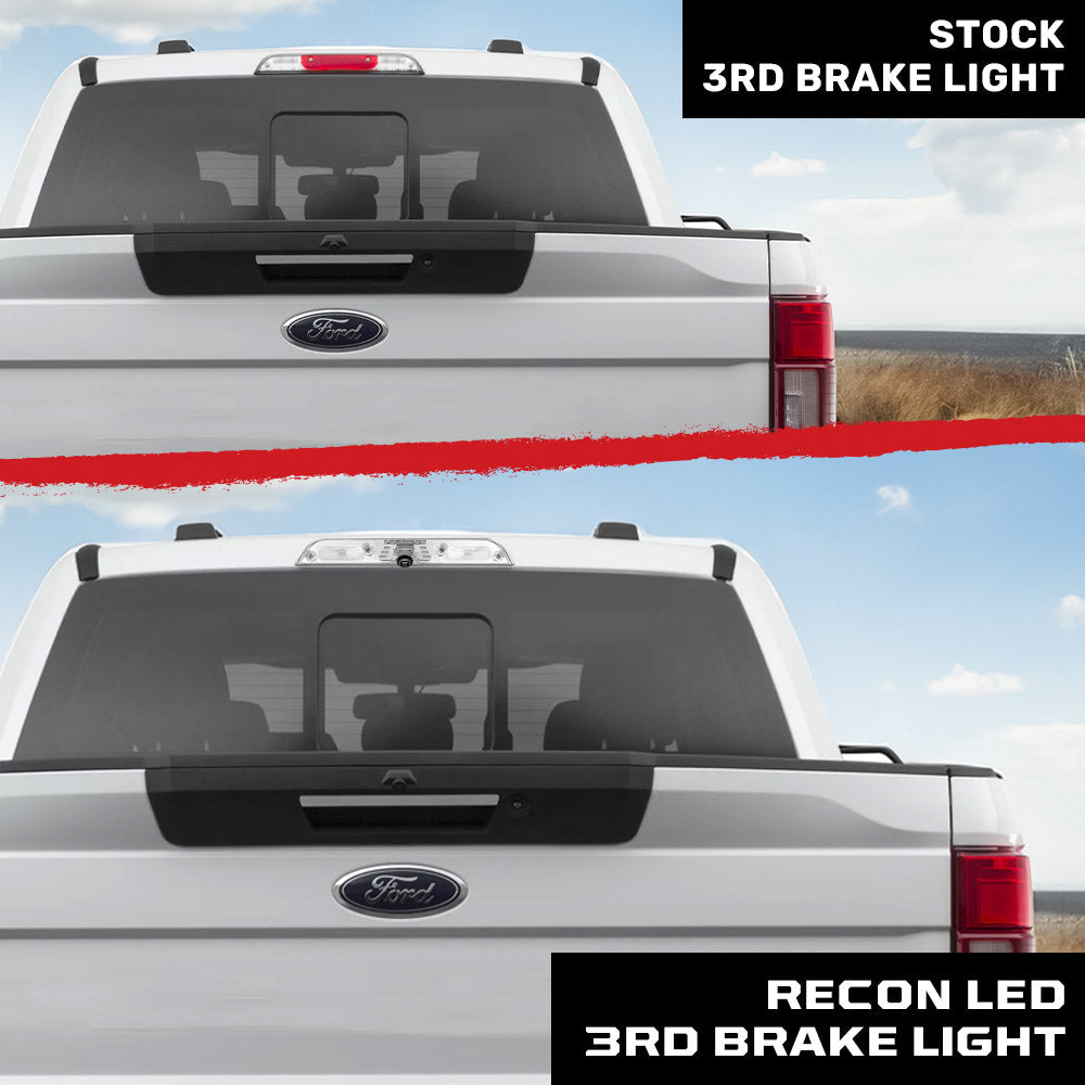 2015-2024 Ford F150 Smoked Clear LED 3rd Brake Light