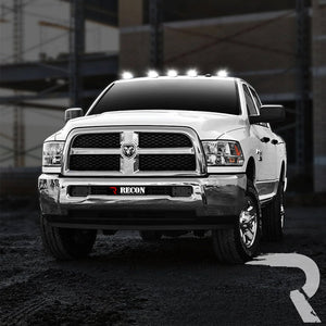 03-18 Dodge Ram HD 2500 3500 2WAY Smoked White Amber LED Roof Cab Lights