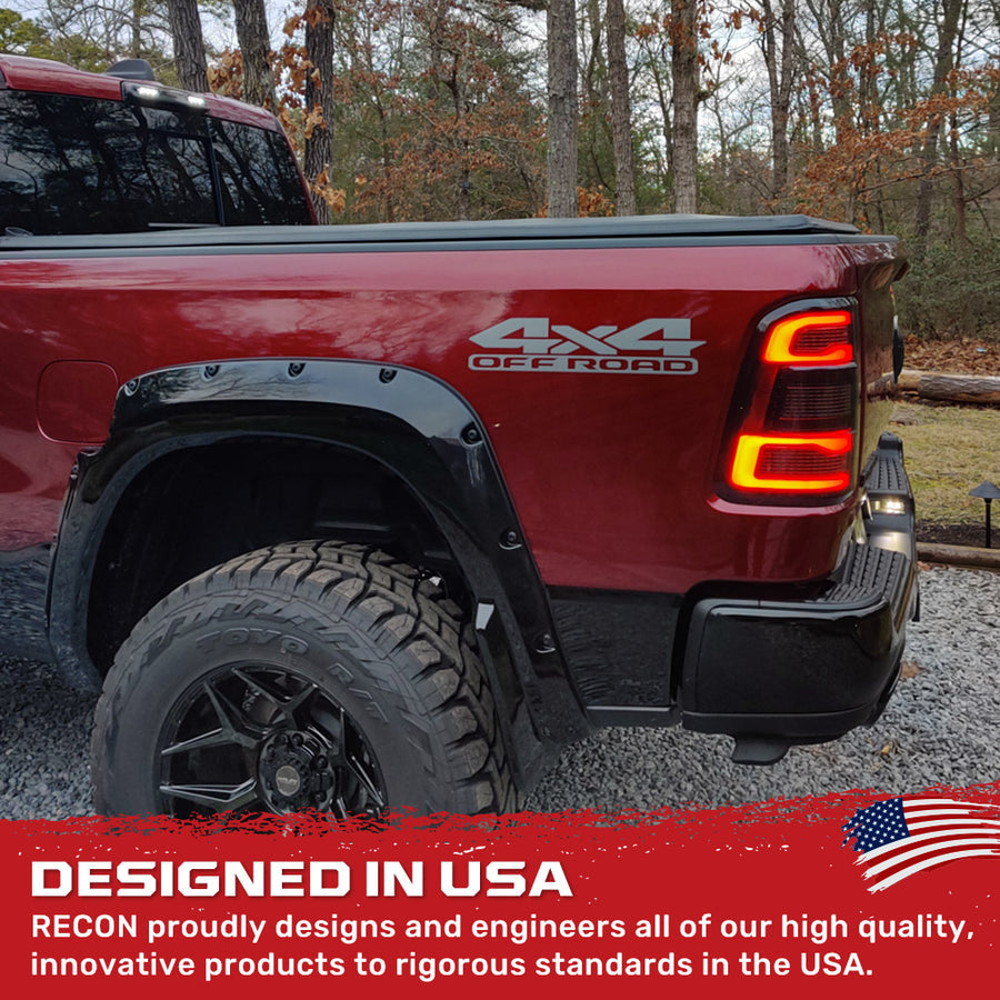 2019-2024 Ram HD 2500/3500 Smoked Scanning LED Tail Lights - AutoLEDTech.com