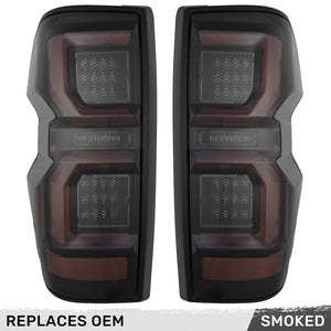 2023-2026 Chevy Colorado Smoked Scanning LED Tail Lights