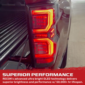 2023-2026 Chevy Colorado Smoked Scanning LED Tail Lights