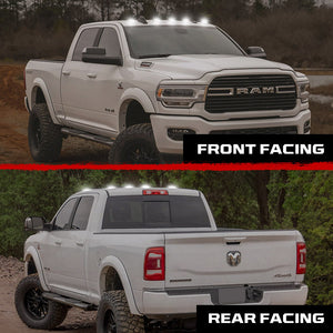 19+ Ram HD 2500 3500 2WAY Smoked White Amber LED Roof Cab Lights