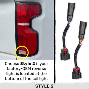 2019-2026 Chevy Silverado Smoked Scanning LED Tail Lights