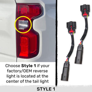 2019-2025 Chevy Silverado Smoked Scanning LED Tail Lights