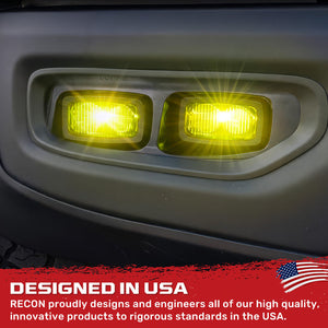 2019-2022 RAM 1500 & HD White Amber LED DRL Fog Lights Pod Kit