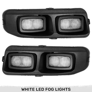 2019-2022 RAM 1500 & HD White Amber LED DRL Fog Lights Pod Kit