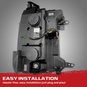 2023-2026+ Ford Super Duty LED DRL Projector Headlights (Halogen upgrade)