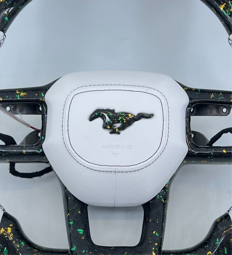 2024-2026+ Ford Mustang S650 Custom Airbag Cover - AutoLEDTech.com