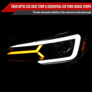 2015-2021 Subaru WRX RGBW Flow Series LED DRL Custom Headlights