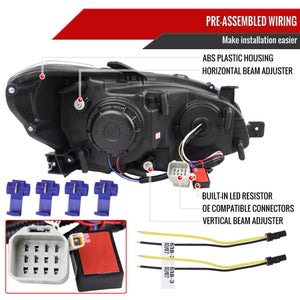 2015-2021 Subaru WRX RGBW Flow Series LED DRL Custom Headlights
