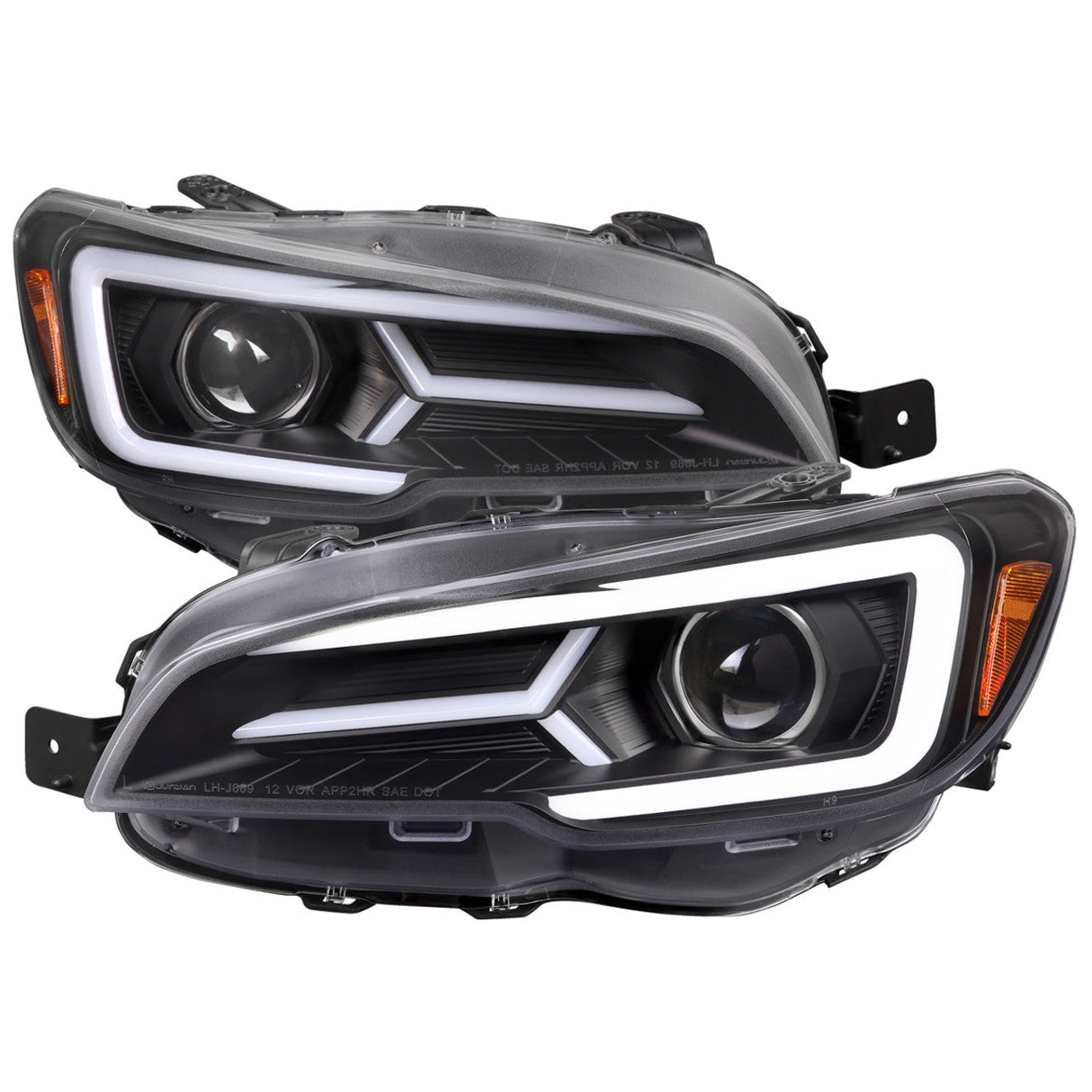 2015-2021 Subaru WRX RGBW Flow Series LED DRL Custom Headlights