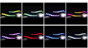 2014-2024 Infiniti Q50 Q60 Q70 Flow Series RGB LED Side Mirror Lights + Turn Signals